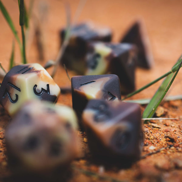 Camo Matte Dice Set - Desert