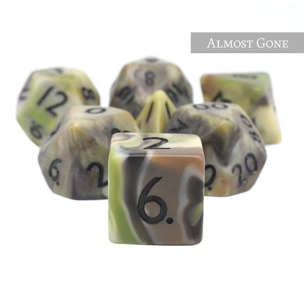 Camo Matte Dice Set - Forest