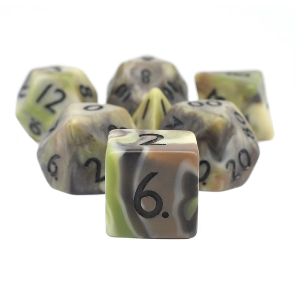 Camo Matte Dice Set - Forest