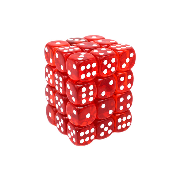 D6 Cube - Poison Apple - 12mm pip dice 36pc
