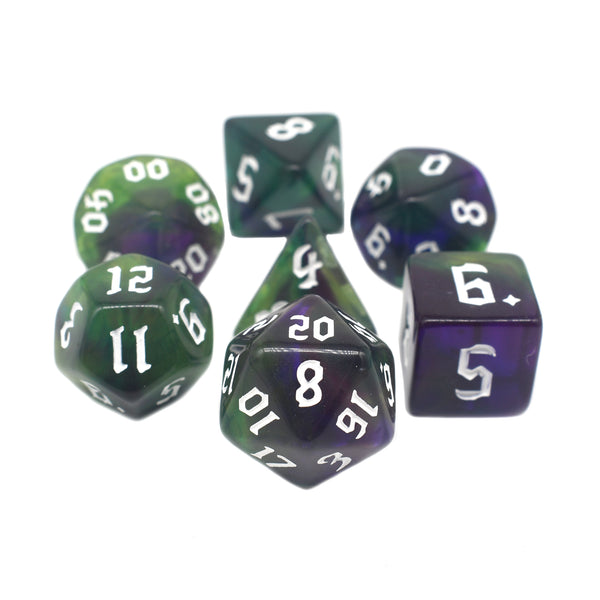 Fey Waters - 7pc RPG Dice Set