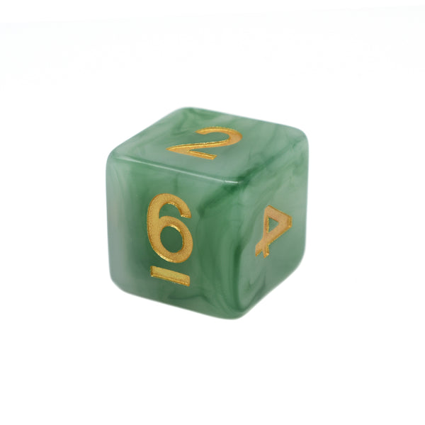 Faux Stone - Jade Monk - 7pc RPG Dice Set