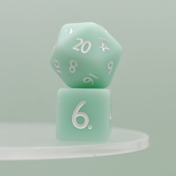 Mint - Matte - Set of 7 dice