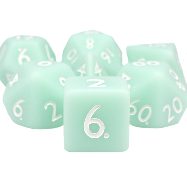 Mint - Matte - Set of 7 dice