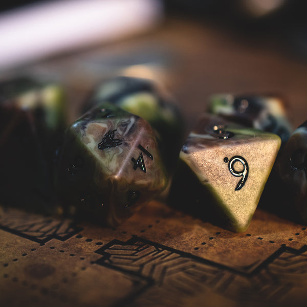 Camo Matte Dice Set - Forest