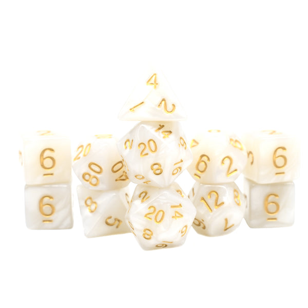11 Piece RPG Dice Set - Gnome Cleric