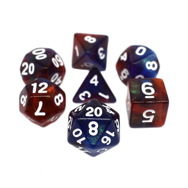 Aurora - Cosmic - 7pc RPG Dice Set