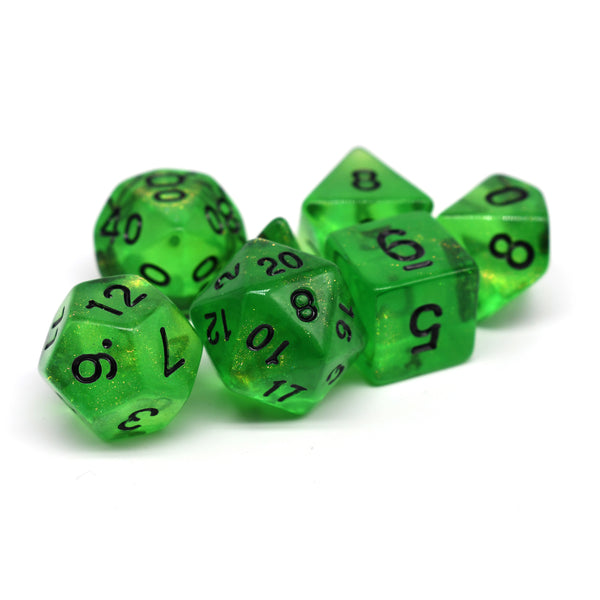 Aurora - Poison Apple - 7pc RPG Dice Set