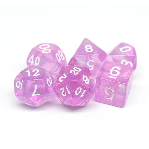 Aurora - Princess Dress - 7pc RPG Dice Set