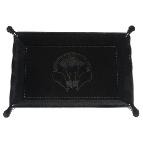 Dice Tray R.E.D Dragon Logo - Black