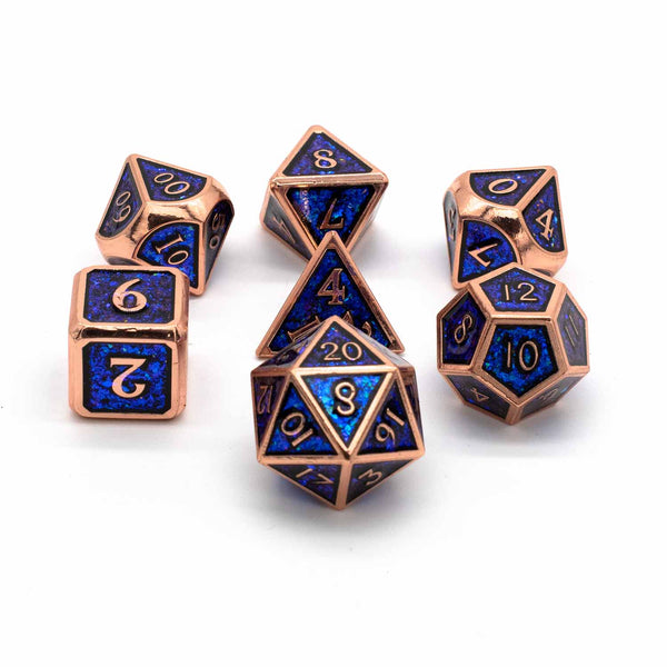 Bronze Mermaid - Metal 7pc RPG Dice Set