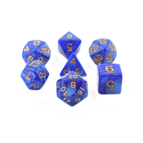 Control Water - 7pc RPG Dice Set