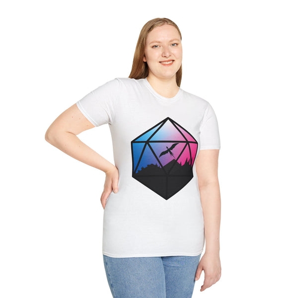 Unisex Shirt - Dragon Empire - Transgender Flag