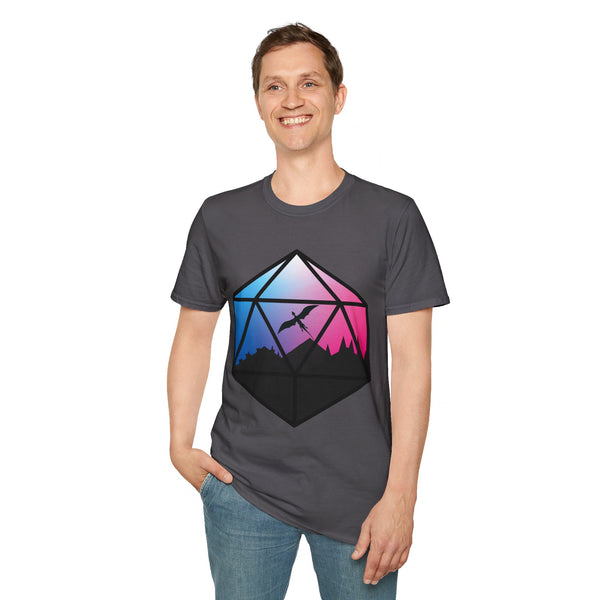 Unisex Shirt - Dragon Empire - Transgender Flag