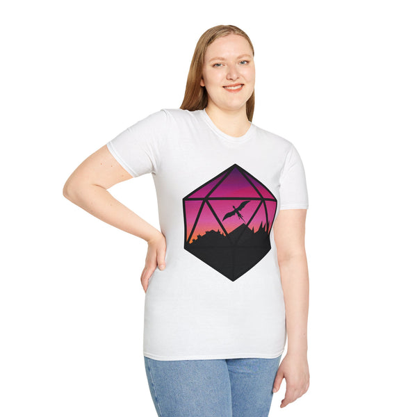 Unisex Shirt - Dragon Empire - Pink