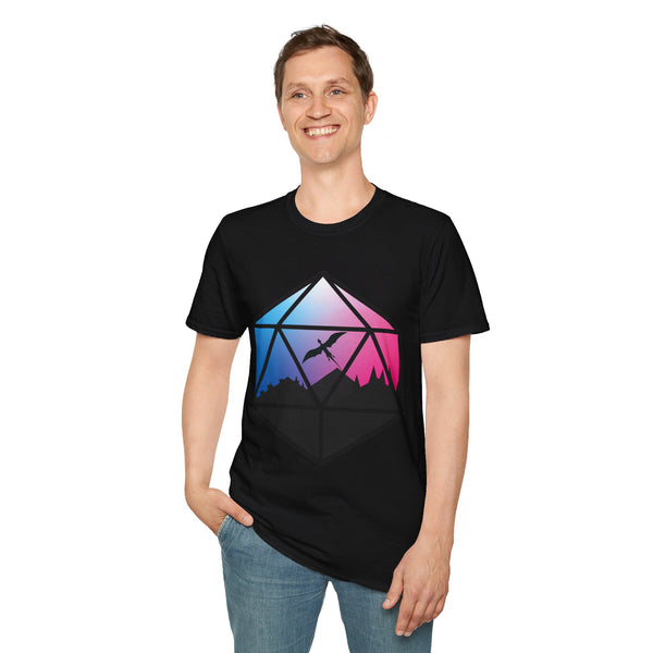 Unisex Shirt - Dragon Empire - Transgender Flag