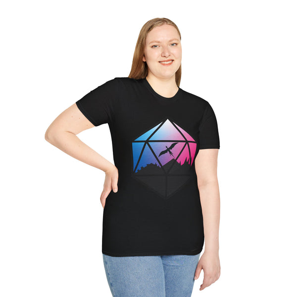 Unisex Shirt - Dragon Empire - Transgender Flag