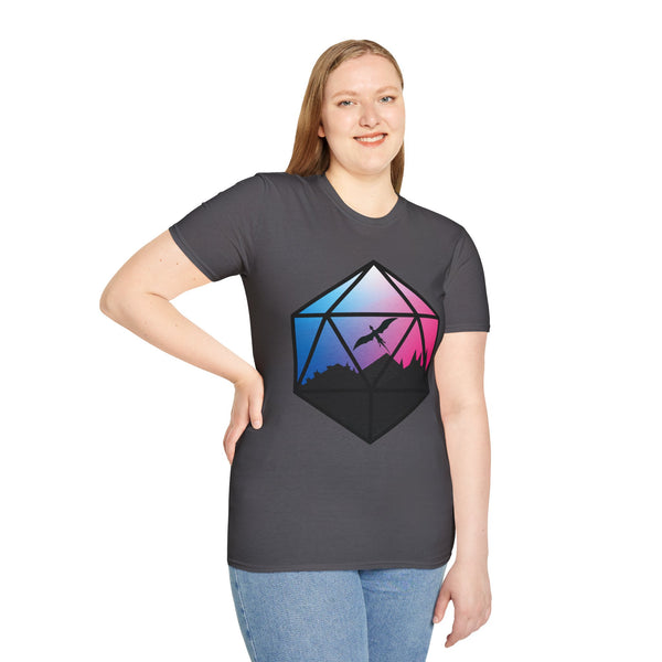 Unisex Shirt - Dragon Empire - Transgender Flag