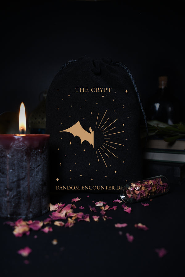 Crypt Dice Bag - Black