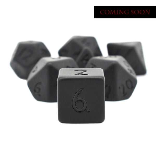 The Hollowing - Black Ink - Crypt Collection - Matte Dice Set