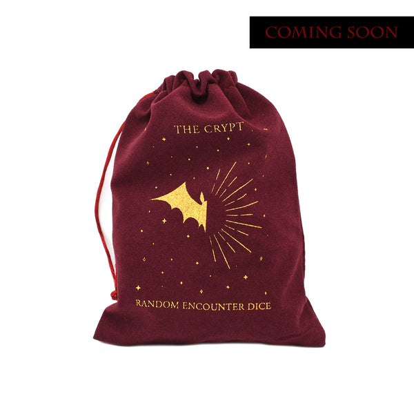 Crypt Dice Bag - Maroon