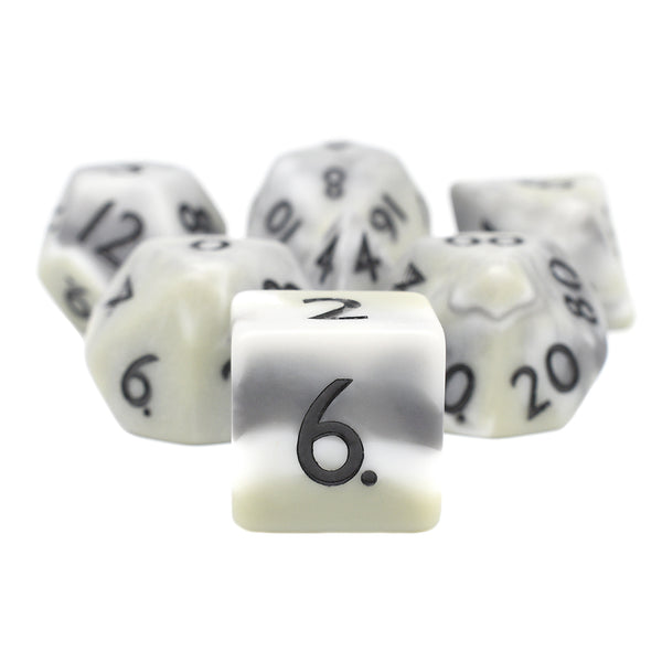 Camo Matte Dice Set - Snow