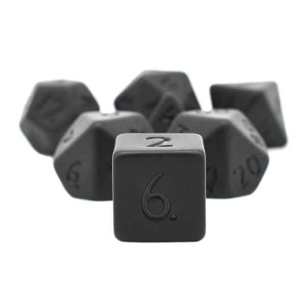 The Hollowing - Black Ink - Crypt Collection - Matte Dice Set