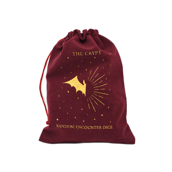 Crypt Dice Bag - Maroon