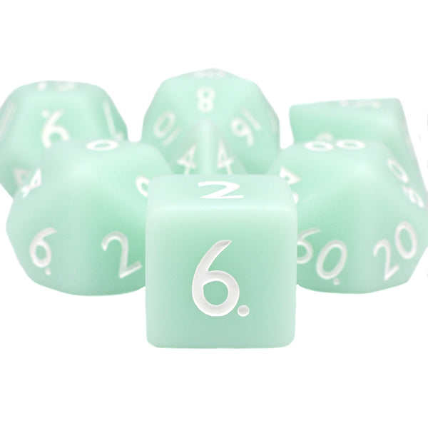 PREORDER - Mint Matte - Set of 7 dice