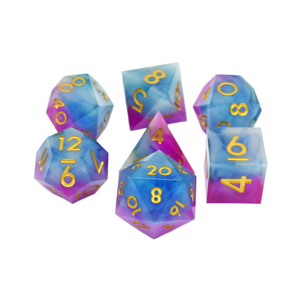 Sharp Edge 7 Dice Set - Fey Waters