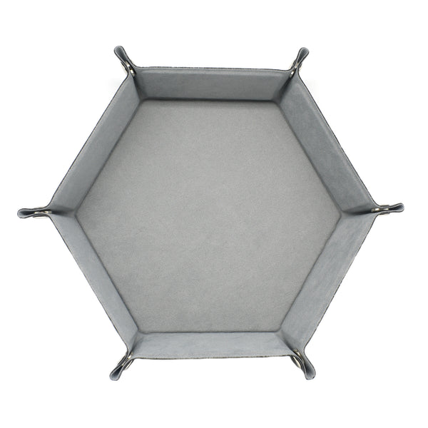 Hexagon Dice Tray - Grey