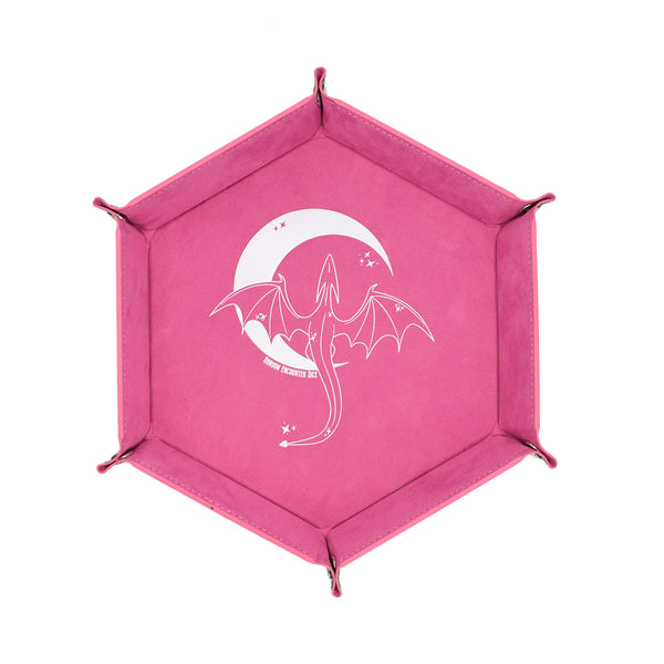 Hexagon Dice Tray - Pink