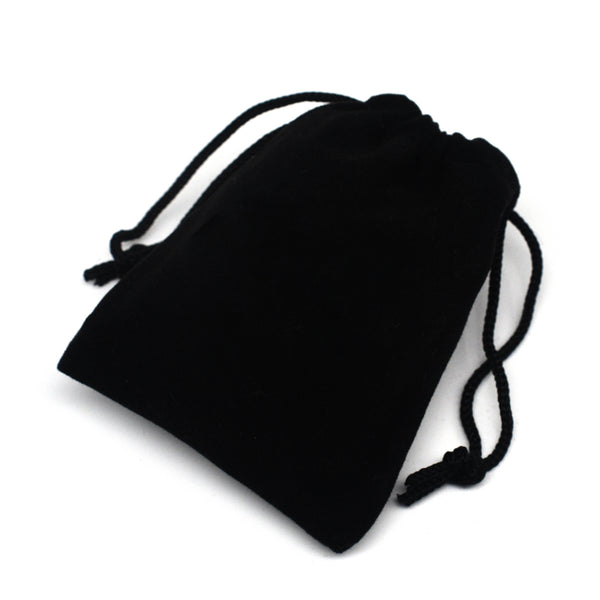 Small Black Velvet Bag