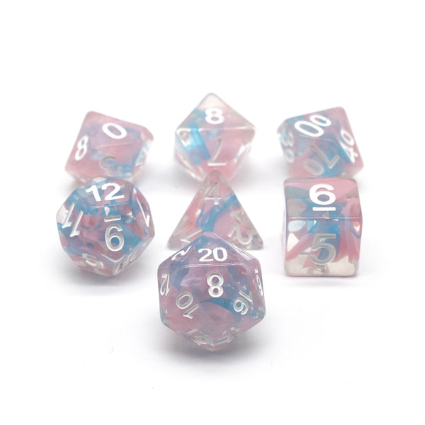 Life Ribbon - 7pc RPG Dice Set