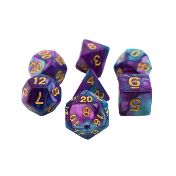 Faerie Dragon - 7pc RPG Dice Set