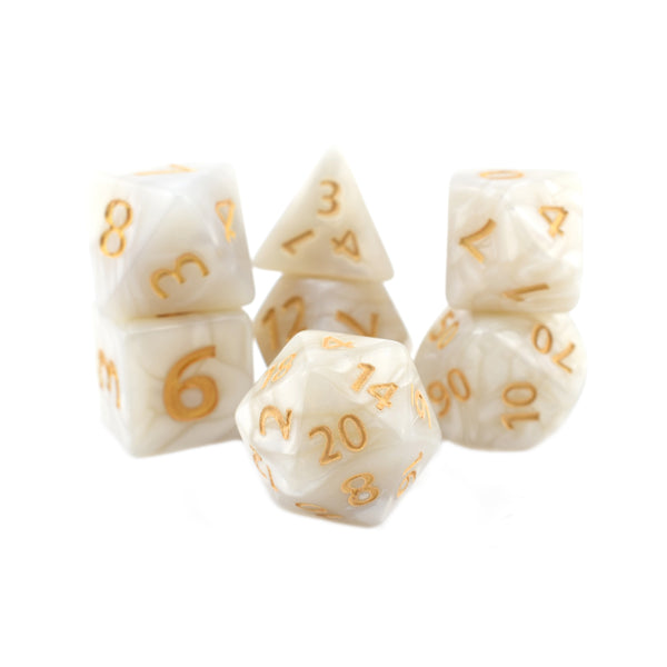 GIANT Gnome Cleric 30mm- 7pc RPG Dice Set
