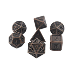 Ancient Bronze - 7pc RPG Dice Set