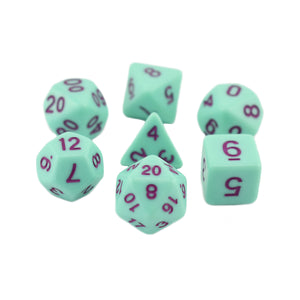 Mint - 7pc RPG Dice Set