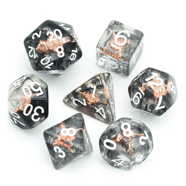 Classes - Fighter (shield) - 7pc RPG Dice Set