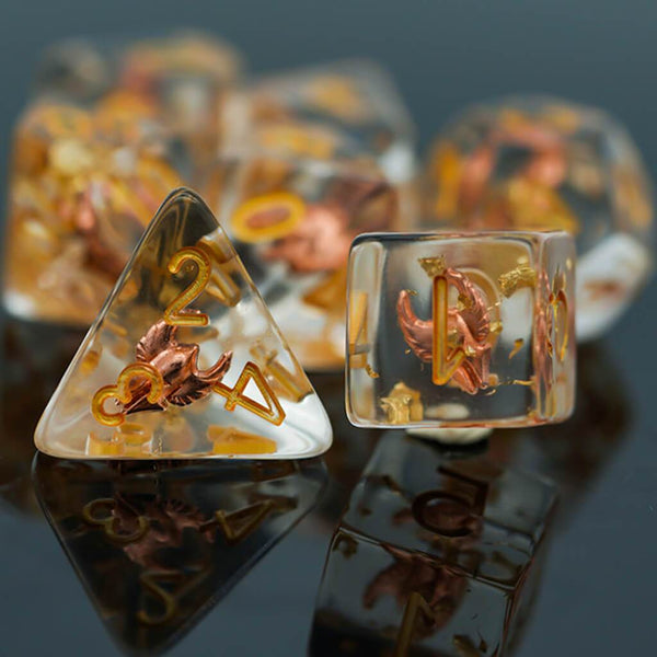 Classes - Paladin (helmet) - 7pc RPG Dice Set