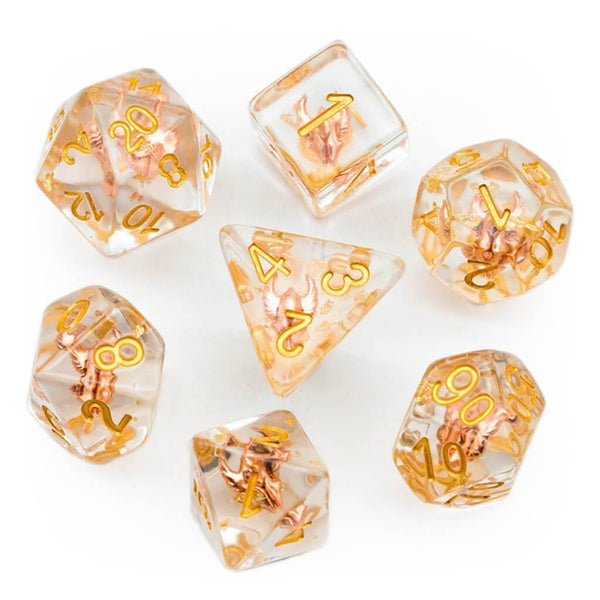 Classes - Paladin (helmet) - 7pc RPG Dice Set