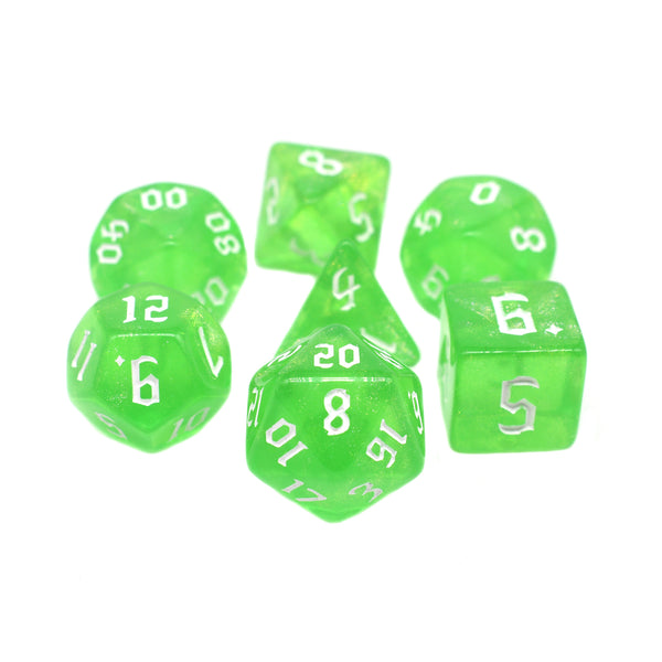 Cocktails - Midori Sour - 7pc RPG Dice Set