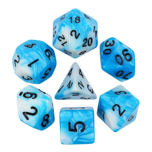 Water Whip - 7pc RPG Dice Set